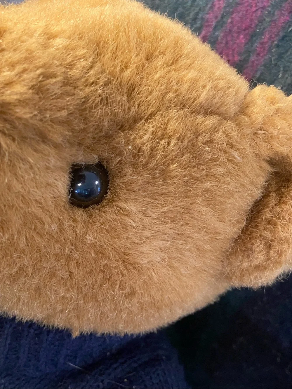 1997 Ralph Lauren Polo Bear Plush Teddy - Navy Sweater